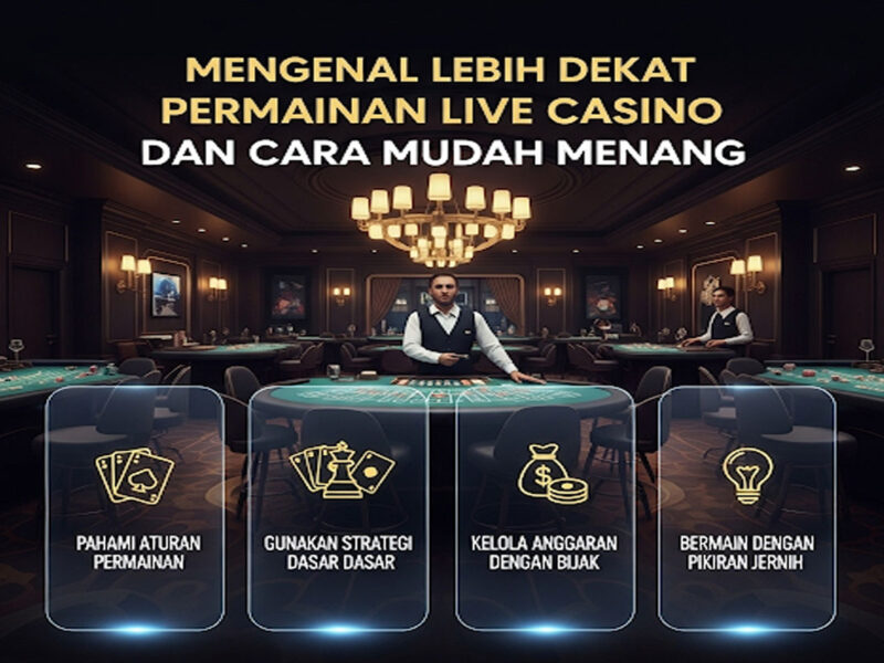 Mengenal Lebih Dekat Live Casino dan Cara Mudah Menang