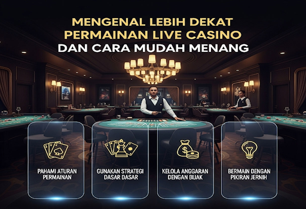 Mengenal Lebih Dekat Live Casino dan Cara Mudah Menang